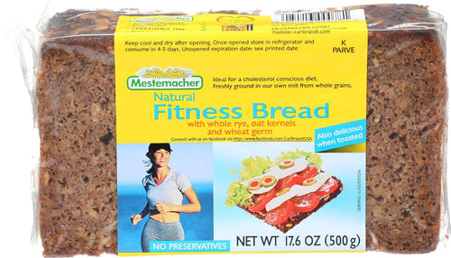 Mestemacher Natural Fitness Bread, 17.6 oz