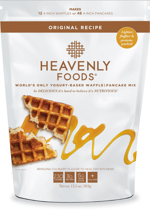 Heavenly Foods Original Recipe Waffle & Pancake Mix, 13.5 oz