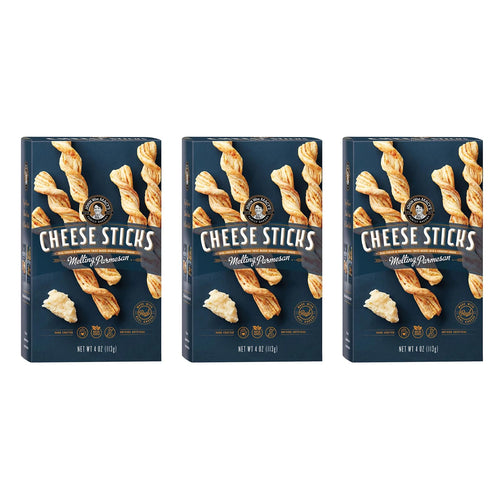 John Wm. Macy's Melting Parmesan CheeseSticks, 4 oz (Pack of 3)