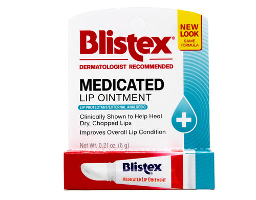 Blistex Medicated Lip Ointment, 0.21 oz (Pack of 8)