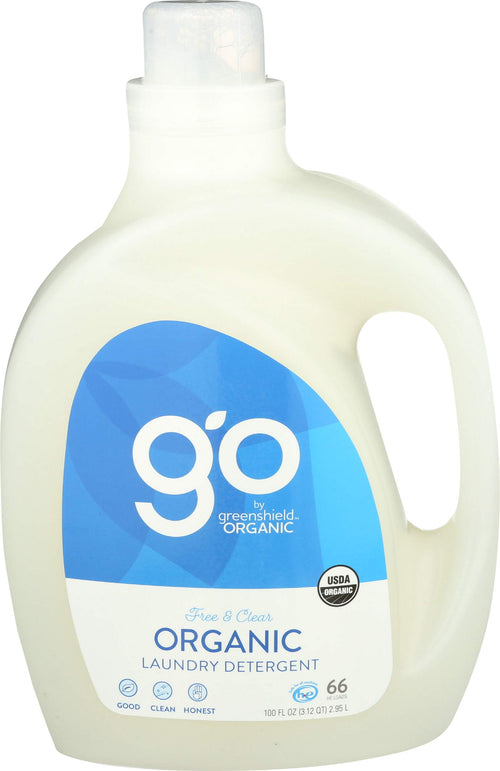 GreenShield Organic Laundry Detergent, Free and Clear, 100 oz