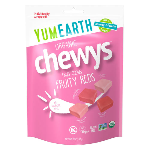 YumEarth Organic Chewys Fruity Reds, 5 oz