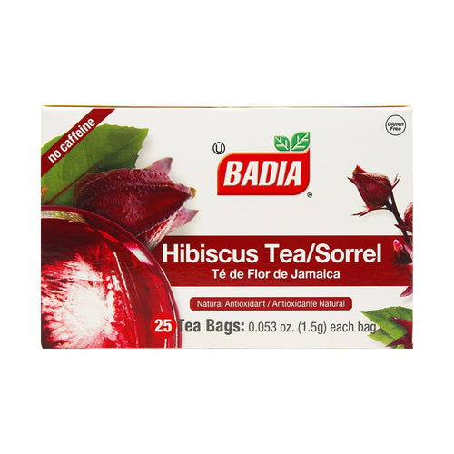 Badia Hibiscus Tea (Flor de Jamaica), 25 Bags