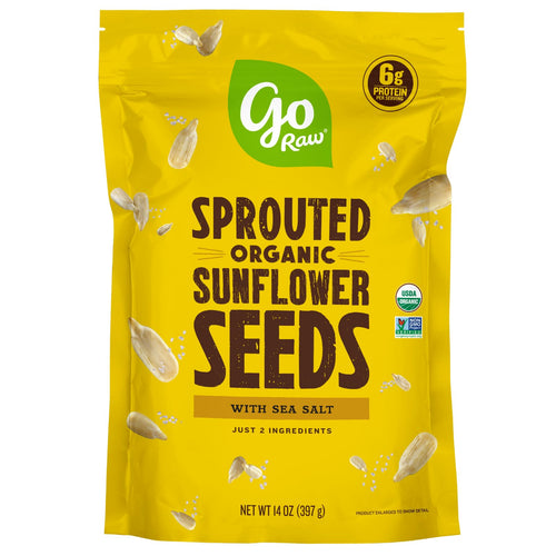 Go Raw Organic Sprouted Sunflower Seeds, 1 lb (454 g)