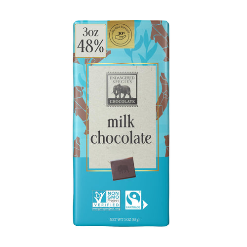 Endangered Species Milk Chocolate Bar (48% Cocoa)