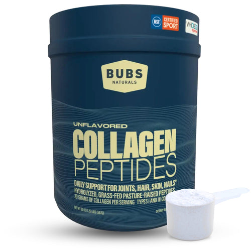 BUBS Naturals Unflavored Collagen Peptides Powder, 20 oz