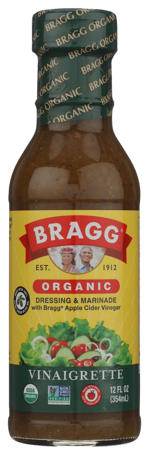 Bragg Organic Vinaigrette Salad Dressing & Marinade, 12 fl oz