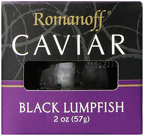 Romanoff Black Lumpfish Caviar, 2 oz