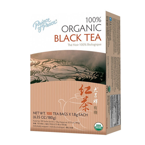 Prince of Peace Organic Black Tea, 100 Count