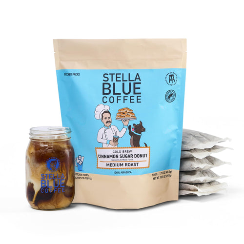 Cold Brew Coffee Bags, Cinnamon Sugar Donut, Medium Roast, Ground Coffee