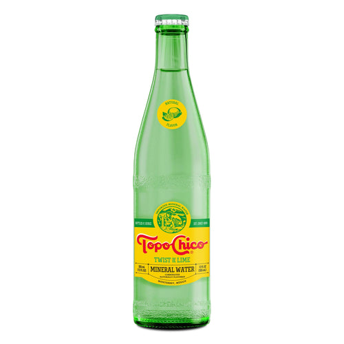 Topo Chico Mineral Water, Twist of Lime, 12 oz