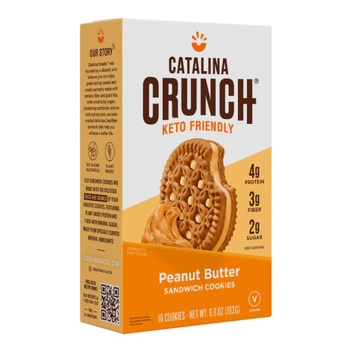 Catalina Crunch Peanut Butter Keto Sandwich Cookies, 6.8 oz