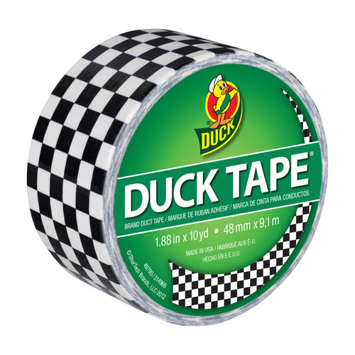 Duck Tape Printed Duct Tape, Checker Pattern, 1.88 in x 10 yd