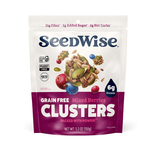 Ozery Bakery Super Seed Crunch Clusters, Mixed Berries, 5.3 oz (Pack of 6)