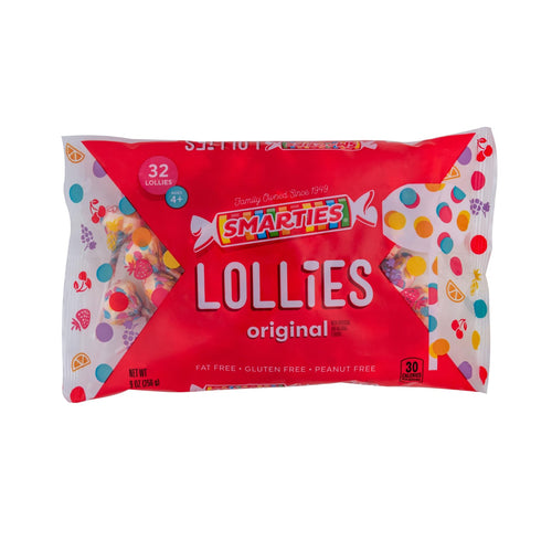 Smarties Double Lollies, Assorted Fruity Flavors, 9 oz Bag