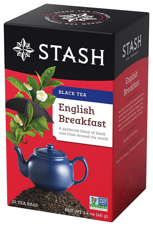 Stash Tea English Breakfast Tea, 20 Count (Pack of 2)