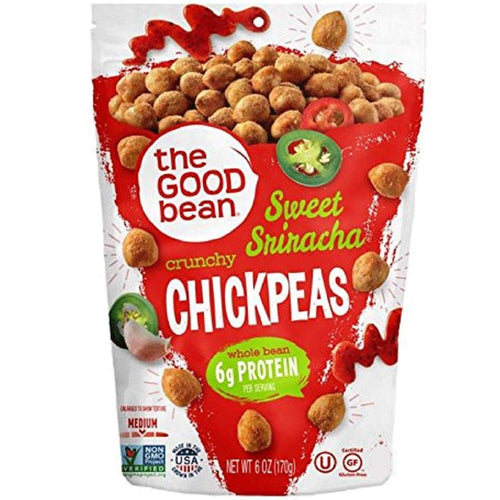 The Good Bean Crunchy Chickpeas, Sweet Sriracha, 6 oz