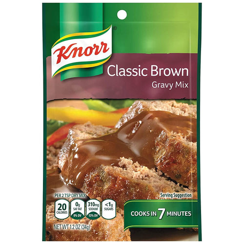 Knorr Classic Brown Gravy Mix, 1.2 oz (Pack of 12)