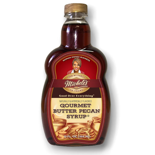 Michele's Gourmet Butter Pecan Syrup, 13 oz