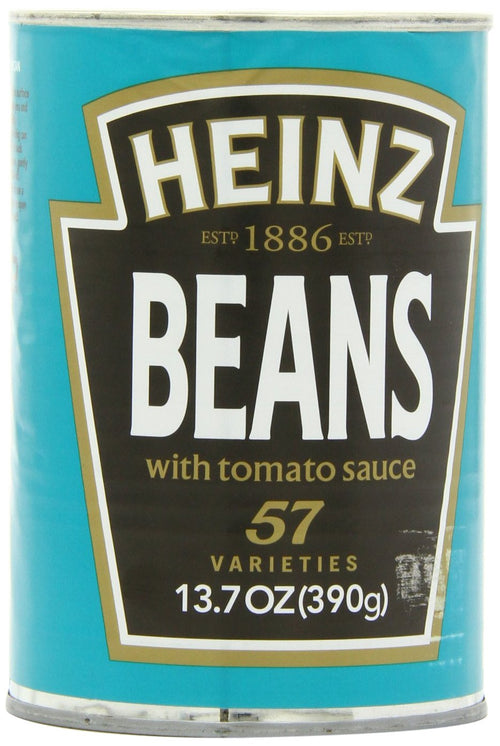 Heinz Beans in Tomato Sauce, 13.7 oz Can (Pack of 12)