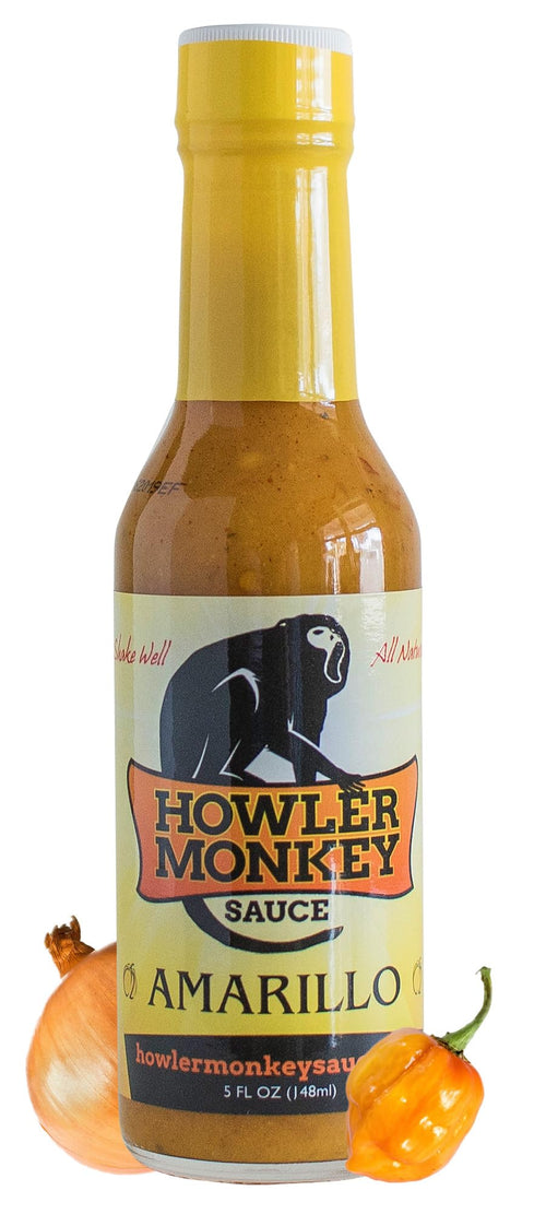 Howler Monkey Sauce Amarillo Hot Sauce, 5 fl oz