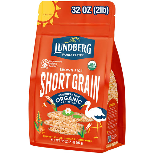 Lundberg Short Grain Brown Rice, 32 oz