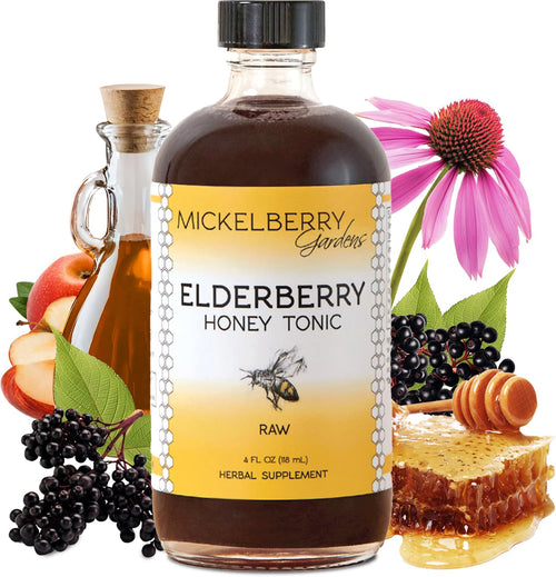 Mickelberry Gardens Elderberry Honey Tonic, 4 oz