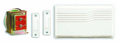 Globe Electric Doorbell Contractor Kit, White