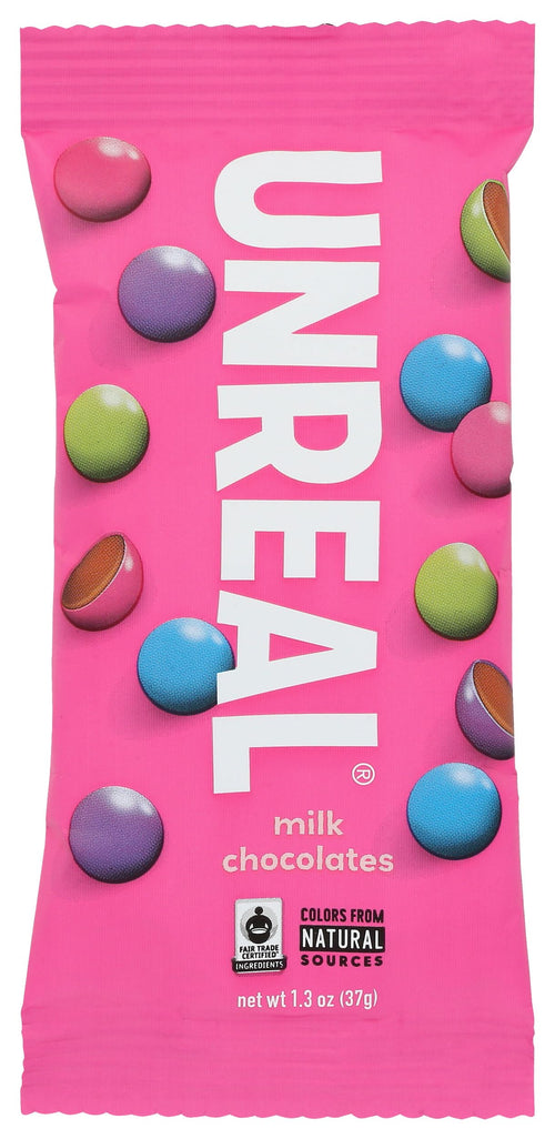 Unreal Milk Chocolate Gems, 1.3 oz