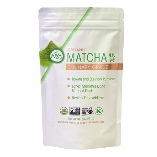 Aiya Organic Culinary Grade Matcha Green Tea Powder, 100 g