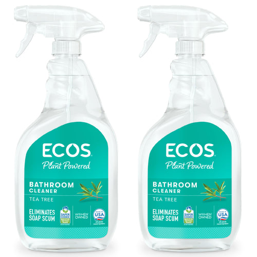 ECOS Bathroom Cleaner for Shower, Tile & Bathtub (Pack of 2)