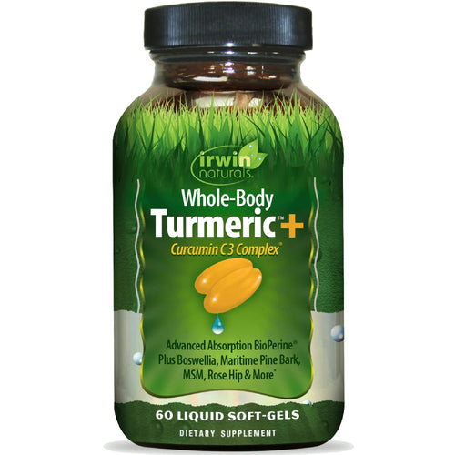 Irwin Naturals Whole-Body Turmeric Curcumin Wellness Formula, 60 Softgels