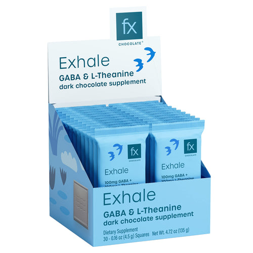 Fx Chocolate Exhale Relaxing Chocolate Supplement, 30 Pieces