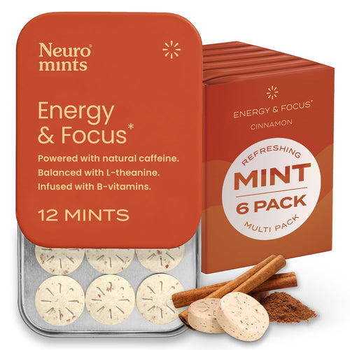 NeuroGum Energy Caffeine Mints, Sugar-Free, 72 Pieces