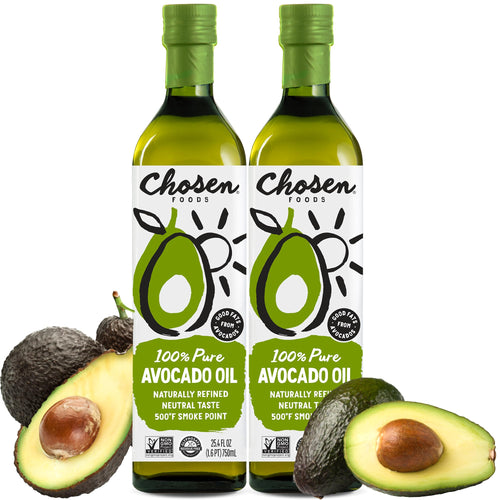 Chosen Foods 100% Pure Avocado Oil, 25.4 fl oz (Pack of 2)