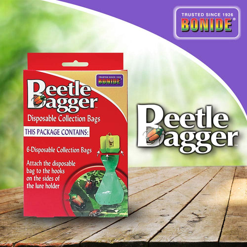 Bonide Beetle Bagger Japanese Beetle Trap Bag Refill (6 Disposable Bags)