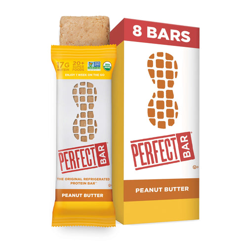 Perfect Bar Original Refrigerated Protein Bar, Peanut Butter, 2.5 oz (8 Count)
