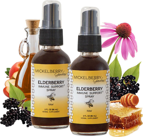 Mickelberry Gardens Elderberry Honey Propolis Spray, 2 oz (Pack of 2)