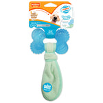 Nylabone Puppy Chew 2-in-1 Teething Freezer Bone Dog Chew Toy, Small