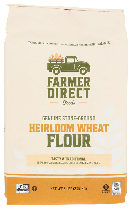 Farmer Direct Foods Heirloom Wheat Bread Flour, 5 lb