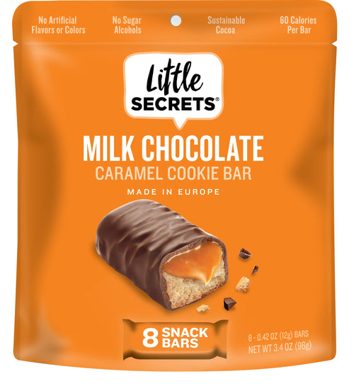 Little Secrets Milk Chocolate Caramel Cookie Bars, 3.4 oz