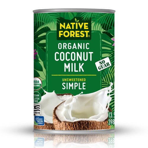 Native Forest Organic Unsweetened Coconut Milk, 13.5 fl oz (Pack of 3)