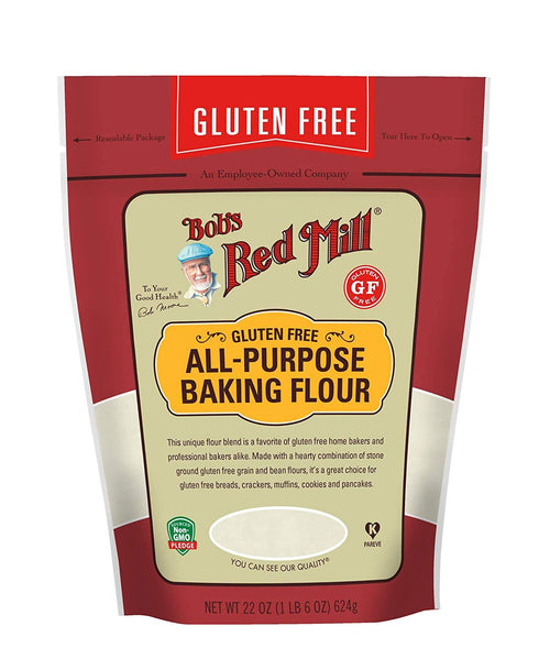 Bob's Red Mill Gluten Free All Purpose Baking Flour, 22 oz (Pack of 2)