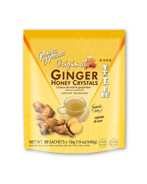 Prince of Peace Instant Ginger Honey Crystals, 30 Count