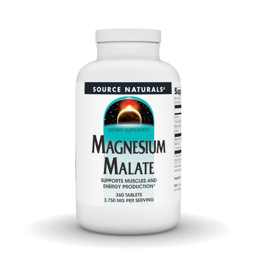Source Naturals Magnesium Malate, 1250 mg, 360 Tablets