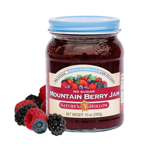 Nature's Hollow Sugar-Free Mountain Berry Jam, 10 oz