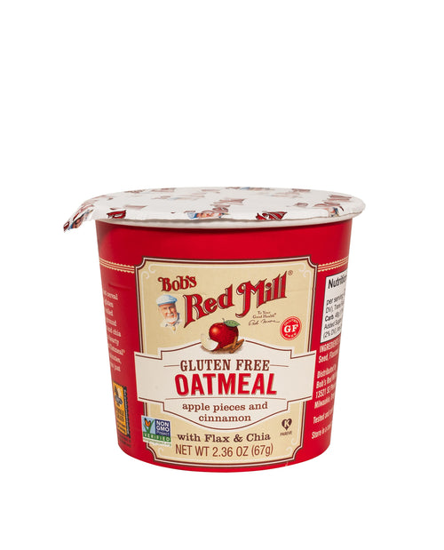 Bob's Red Mill Apple Cinnamon Gluten Free Oatmeal Cup