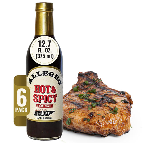 Allegro Hot & Spicy Marinade, 12.7 oz (Pack of 6)