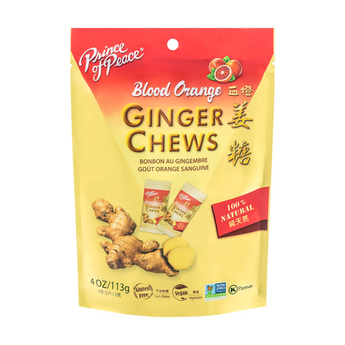 Prince of Peace Blood Orange Ginger Chews, 4 oz