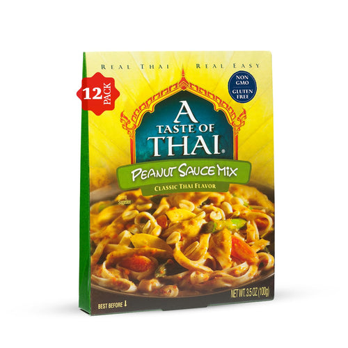 A Taste of Thai Peanut Sauce Mix, 3.5 oz (Pack of 12)